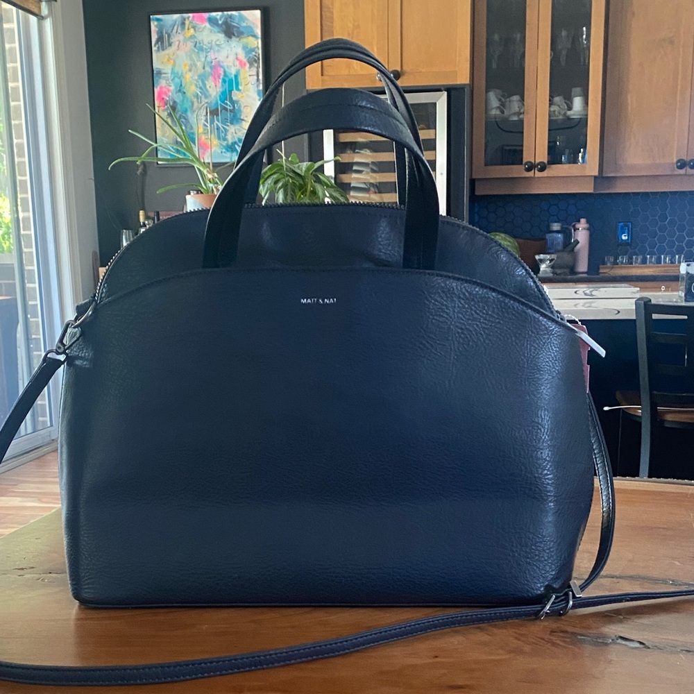 Matt & Nat Midnight Blue Satchel